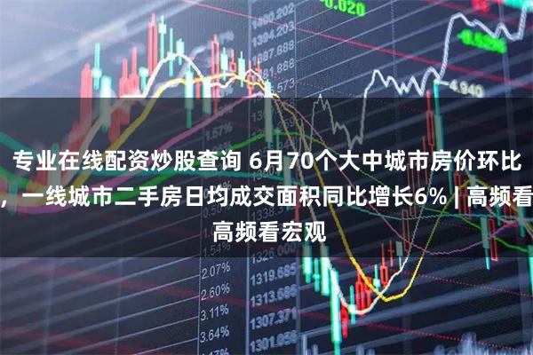 专业在线配资炒股查询 6月70个大中城市房价环比下降，一线城市二手房日均成交面积同比增长6% | 高频看宏观